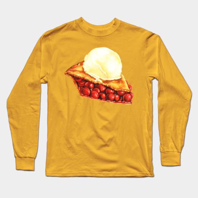 Cherry Pie Long Sleeve T-Shirt by KellyGilleran